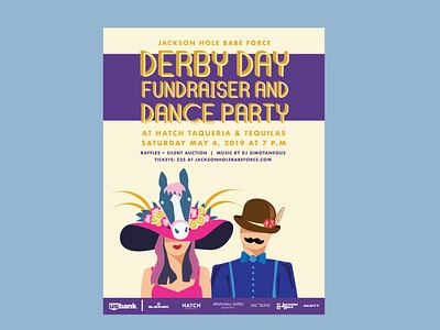 Derby Day poster poster design