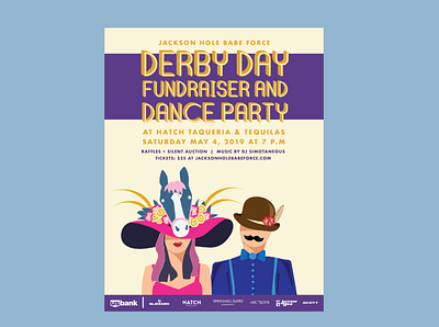 Derby Day poster poster design