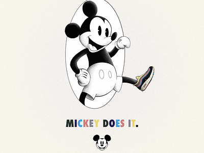 Mickey for Nike adobe photoshop branding design graphic design illustration illustrator photoshop procreate typography