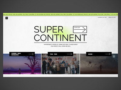 Supercontinent web design design ui uidesign uxui web