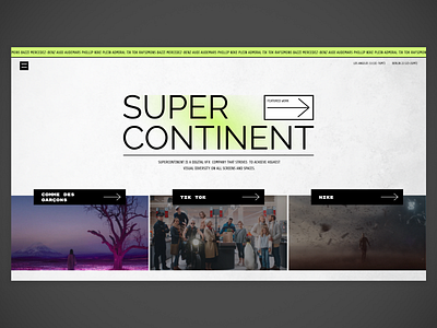 Supercontinent web design