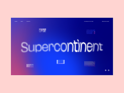 Supercontinent Web Design dailyui design ui uidesign uxui