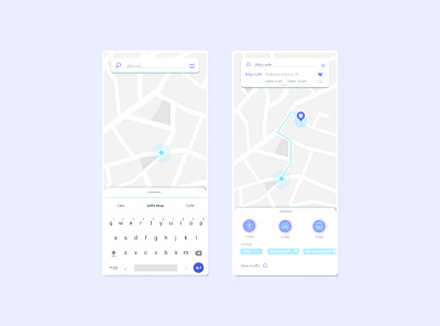 Daily UI 20 - Location tracker app appdesign dailyui design icons ui uidesign uxui