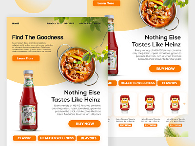 Heinz Website UI Redesigner