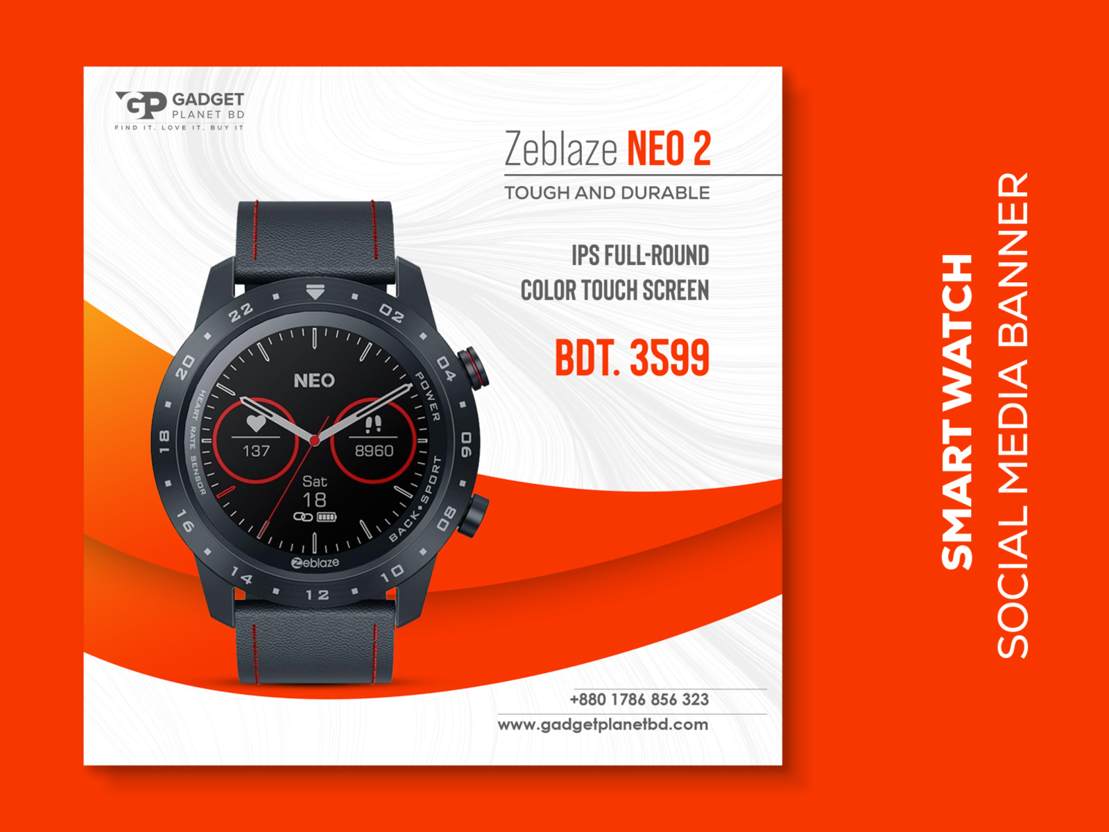 Smartwatch Social Media Banner Smartwatch Banner by rebrandoo on Dribbble