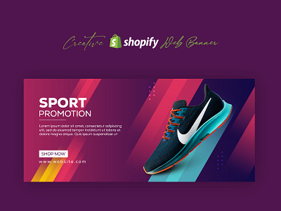 Shopify Web Banner Template, Shopify Banner