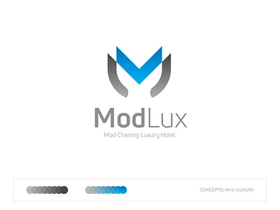 M Letter Logo | ModLux Branding