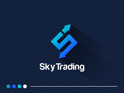 Sky Trading Logo | S Letter Logo abstract logo agency branding app logo brand identity branding agency company logo company logo design design letter lettering logo logo trend 2021 logos mark modern logo monogram s letter logo strategy trading logo