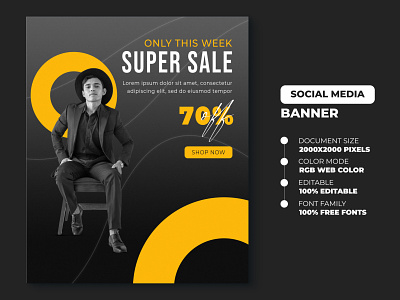 Social Media Banner Mockup Free designs, themes, templates and downloadable graphic elements on