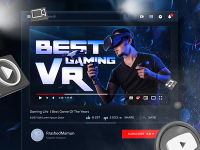 Youtube Thumbnail | Gaming Web Banner design amazing youtube thumbnail facebook thumbnail gamin youtube thumbnail gaming web banner get free thumnail get free youtube thumbnail thumbnail thumbnail maker video web banner youtube banner youtube thumbnail youtube video banner