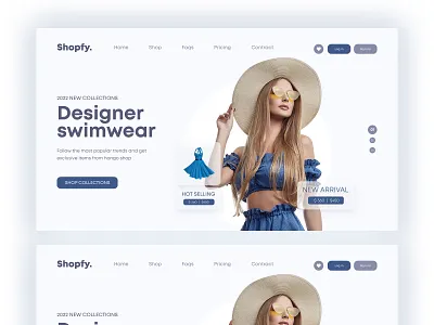 Home page | Landing Page banner banners design ecommerce header design home page home page ui landing page ui modern website shopify banner store typography ui website design website page