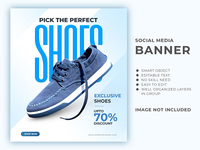 Shoes Social Media Banner ads banner banner banner design banner template banners instagram instagram banner social social media banner web banner