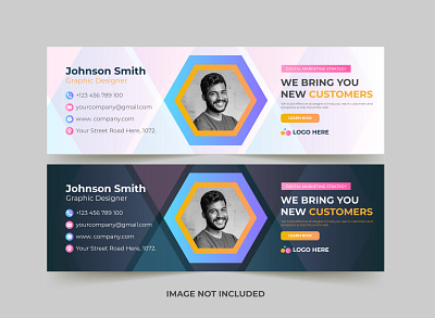 Email Signature Template Free Download cover design email email fotter email siganture email template email ui facebook personal cover newsletter design personal website social media cover