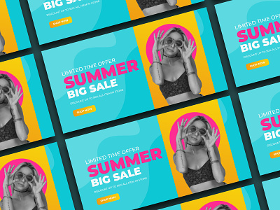 Summer Sale Web Banner Template