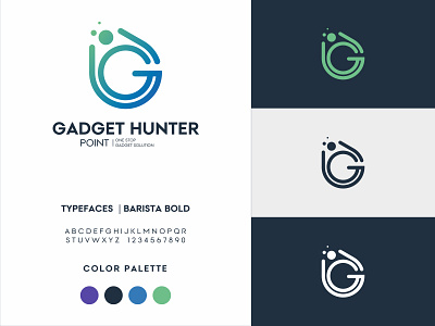 G LETTER LOGO CONCEPTS banner branding design gadgets illustration logo responsive social media banner ui vector