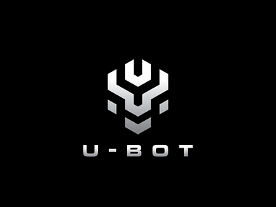 robot design modern modern logo vector