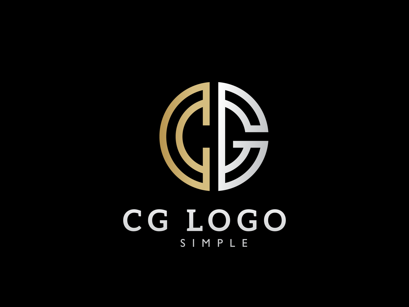 CG logo monogram emblem style with crown shape design template Stock Vector  | Adobe Stock