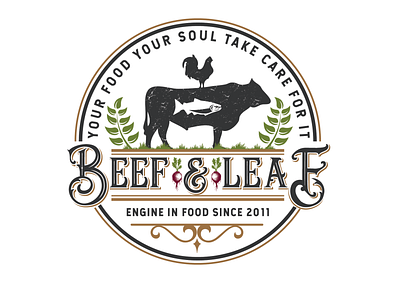 beaf and leaf logo
