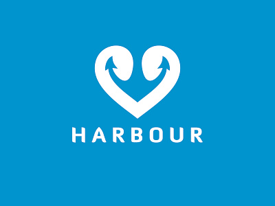 Harbour design logo modern art