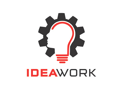 Idea Worker icon logo modern art vector