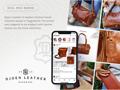 Djoen Leather Social Media Design