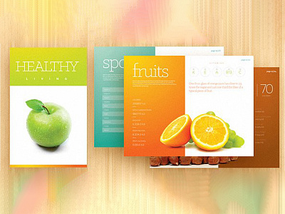 fruits brochure design banner business 2 download