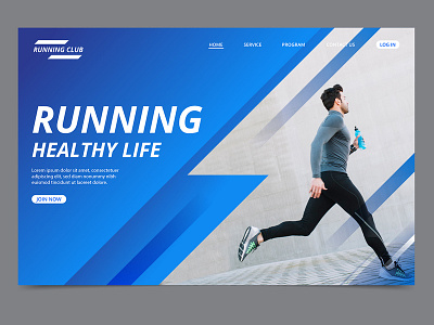 sportz landing page design template