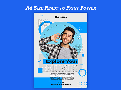 Music Ready to Print Poster banner