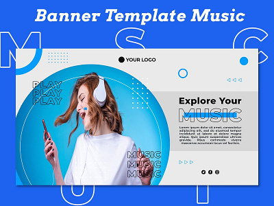 Music Ready to Share Banner Tamplate