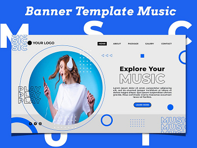 Music Ready to Share Banner Tamplate