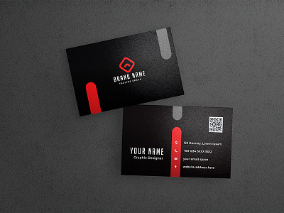 Modern Grey Color New Business Card Design