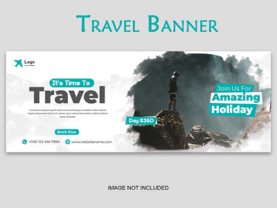 Travel Banner Templates banner cover design facebook tourism travel
