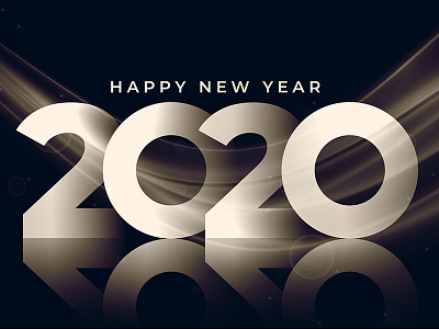 new year image of 2020