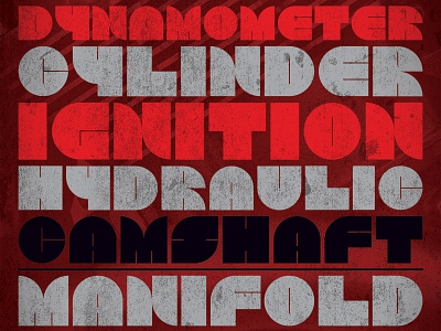 Manifold letters type design typeface