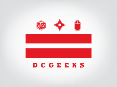 DC Geeks 2 illustration logo logo design