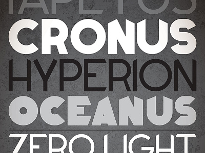 Zero letters type design typeface zero