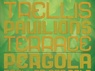 Pergola letters pergola type design typeface