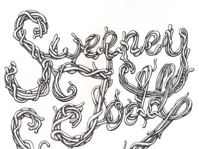 Sweeney Meat Sketch illustration lettering sweeney todd typography