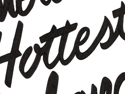 Hottest bristol illustration lettering micron typography