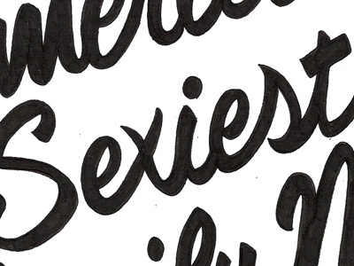 Sexiest bristol illustration lettering micron typography