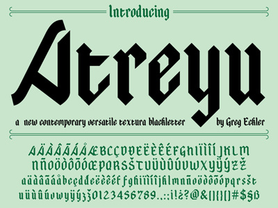 Atreyu Characters atreyu font typeface
