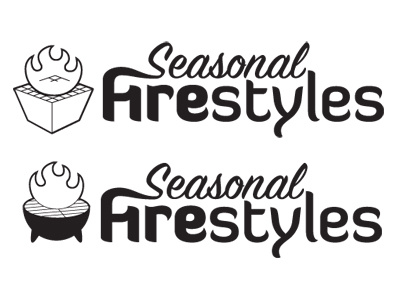 Seasonal Firestyles Round 1 icon illustration logo logo design