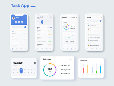 #mobileapp#ui/uxdesign#taskapp app design flat ui ux