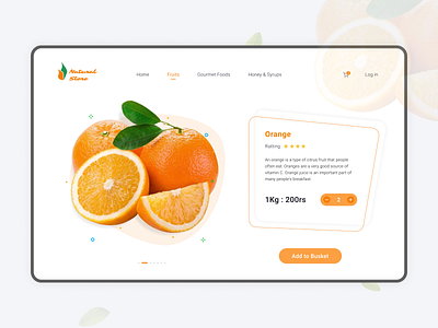 Webapp UI/UX #naturalstore app branding design graphic design minimal typography ui ux web website