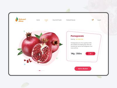 webappdesign UI/UX #naturalstore