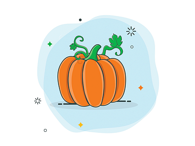 illustration Art #pumpkin illustration vector