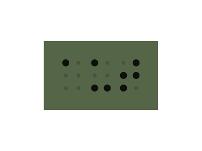 AuT app application braille geometic logo logo design logodesign logotype mark