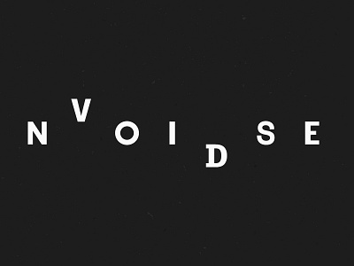 noise and void design icon logo logotype mark typo