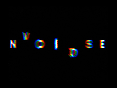 Noise And Void [glitched01] color design glitch icon logo logotype mark typo