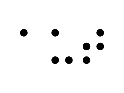 AuT app application braille geometric logo logo design logodesign logotype mark